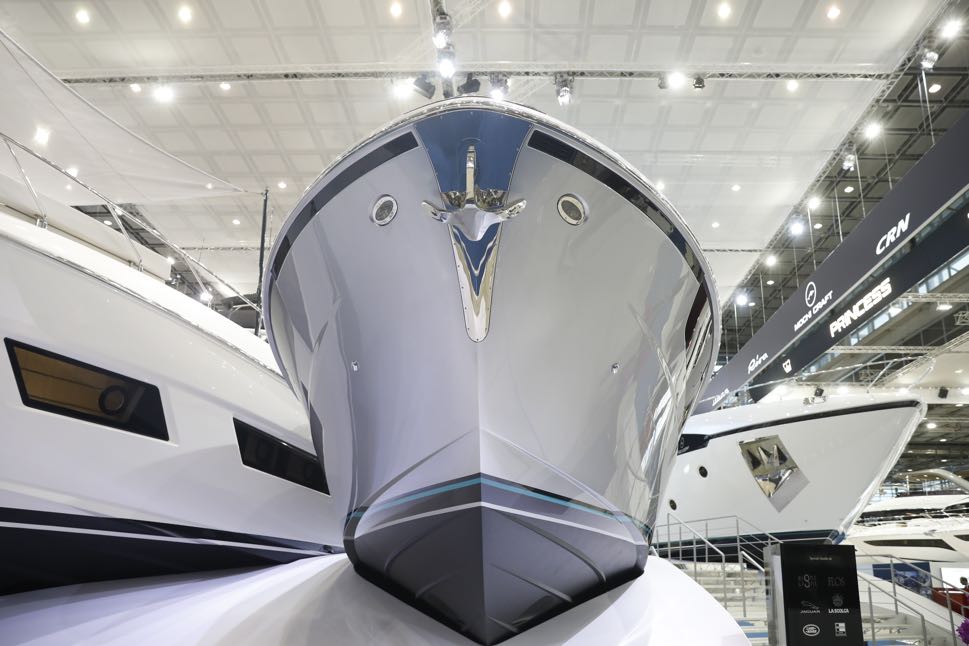 Luxury boat bow