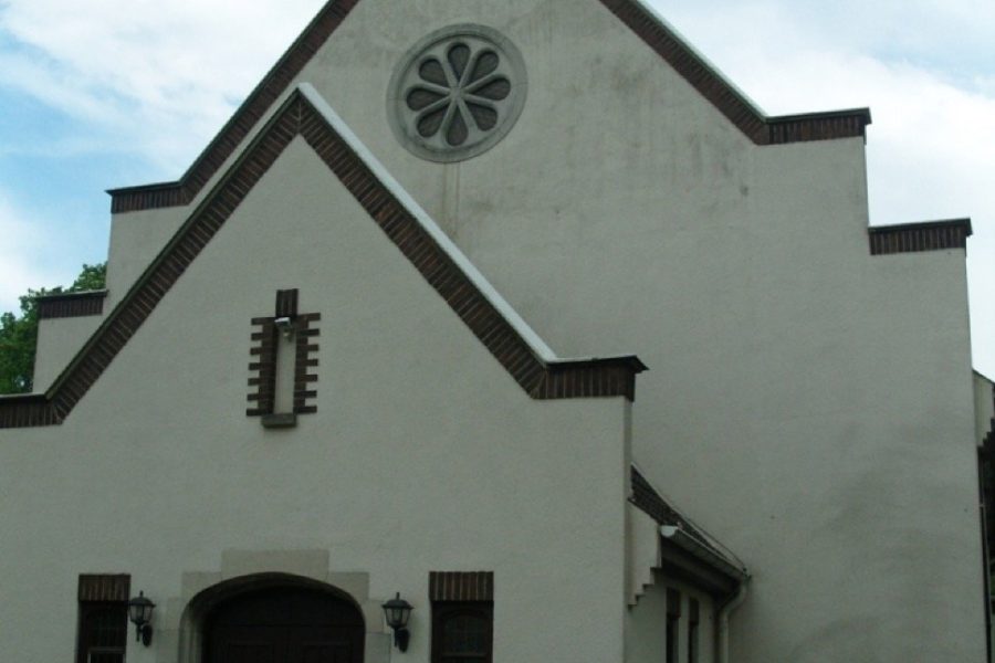 Gable of church building