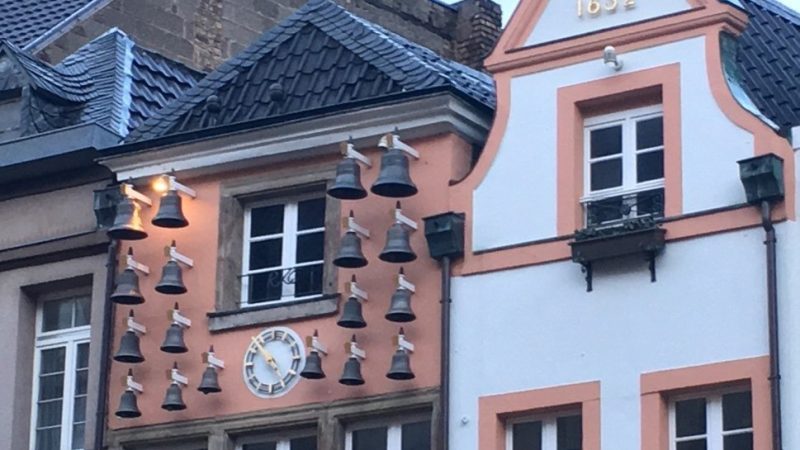 Large bells on house front