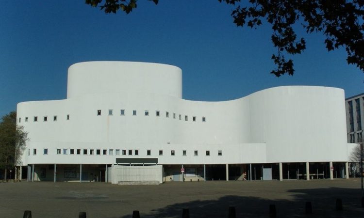 White theatre building