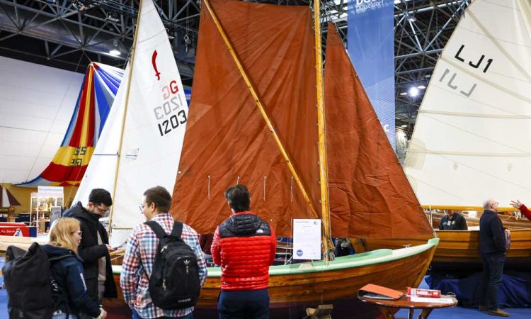 Scene at water sports trade fair