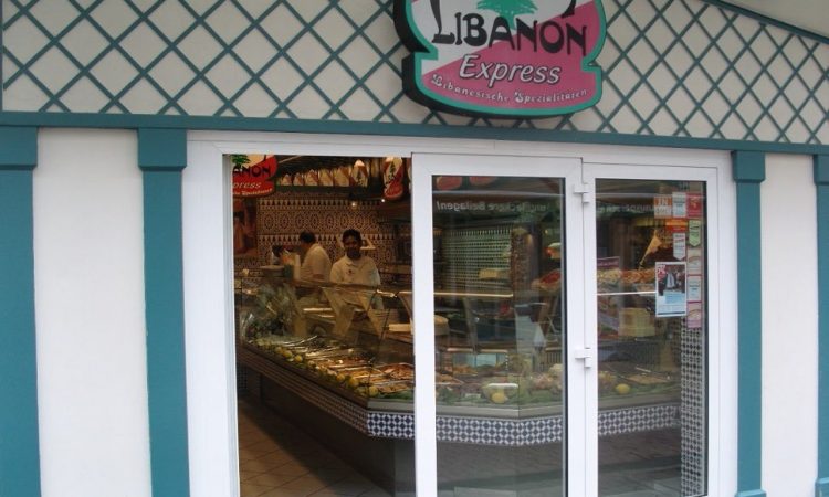 Frontage of Lebanese fast food